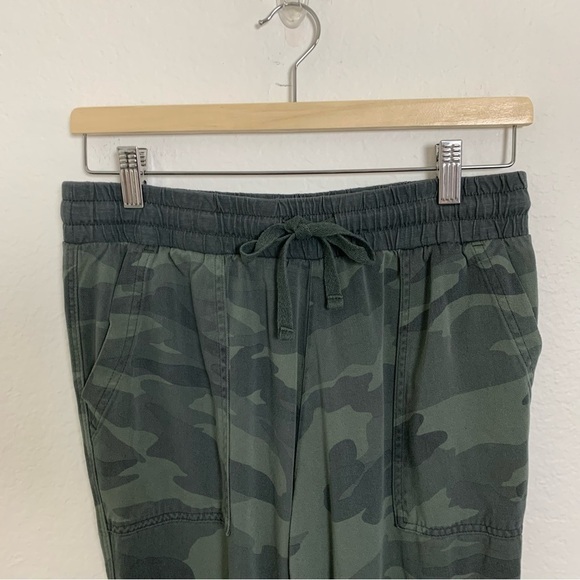 Splendid Boardwalk Green Camo Camouflage Joggers Size Small - Picture 3 of 16